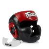 Боксерский шлем Fairtex HG13 Black/Red XL (HG13_XL_Black/Red)