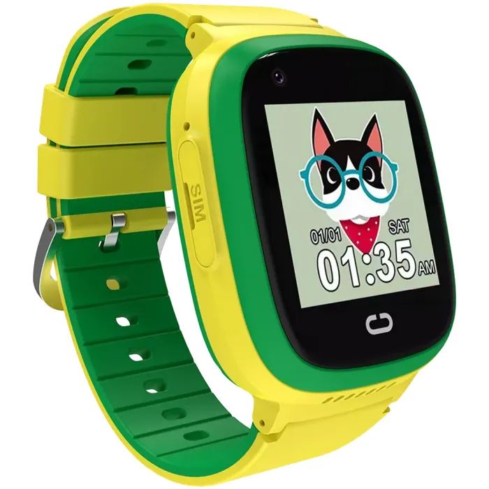 Смарт-годинник Canyon Sunny KW-48 Video 4G GPS Games Music Yellow/Green (CNE-KW48YG) зображення 3