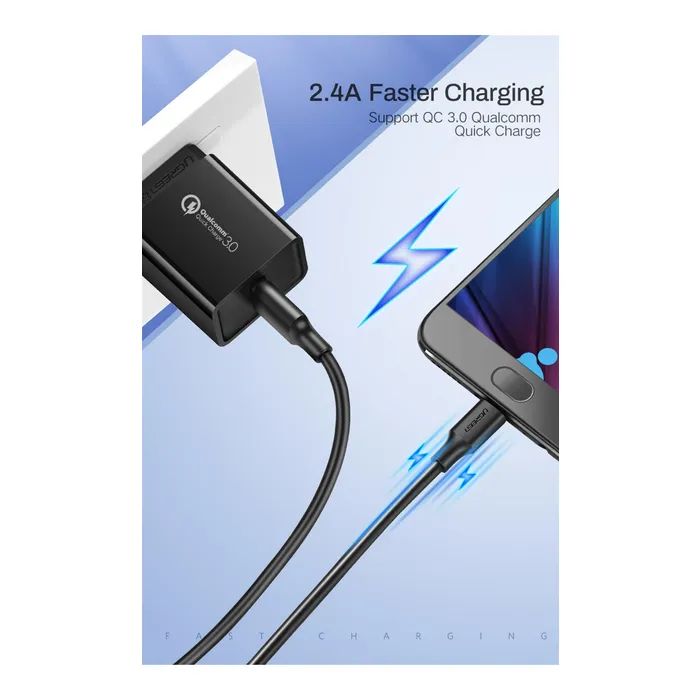 Дата кабель USB 2.0 AM to Mini 5P 1.5m US132 black Ugreen (10385) зображення 5