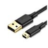 Дата кабель USB 2.0 AM to Mini 5P 1.0m US132 black UGREEN (10355)