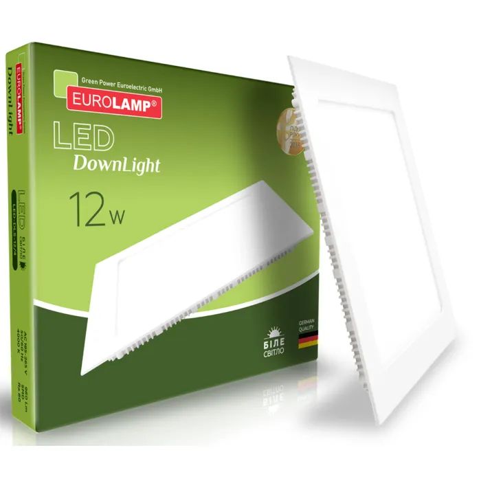 Світильник Eurolamp Downlight 12W 4000K (LED-DLS-12/4) зображення 2