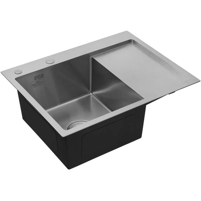 Мойка кухонная Kroner Geburstet-6350LHM (CV031320) изображение 3