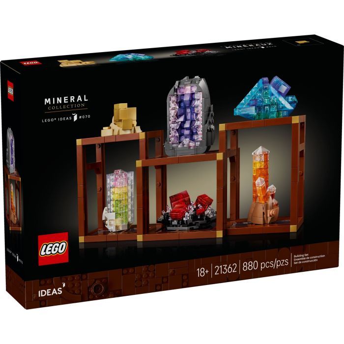 Конструктор LEGO Ideas Колекція мінералів (21362)