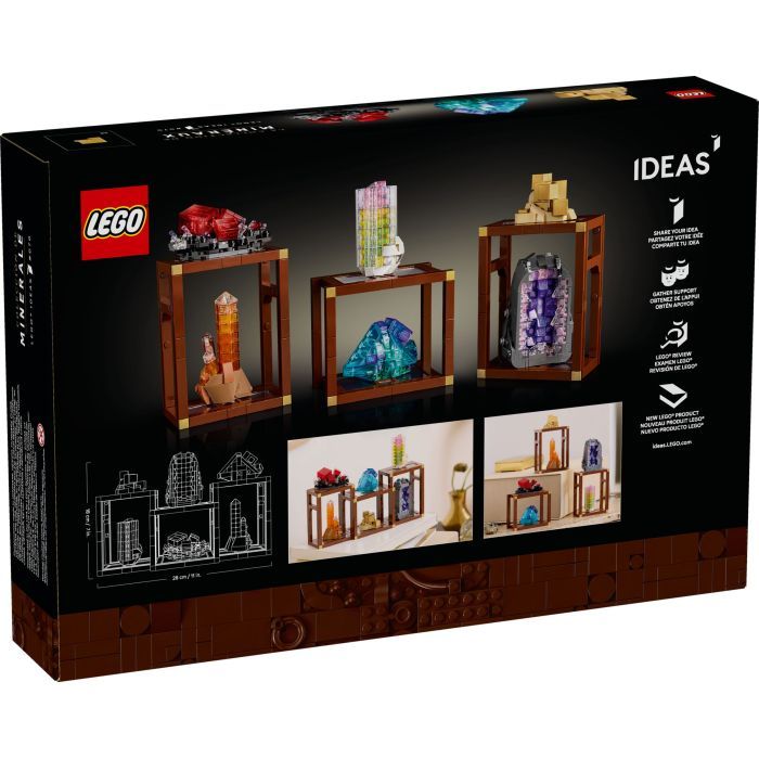 Конструктор LEGO Ideas Колекція мінералів (21362) зображення 6