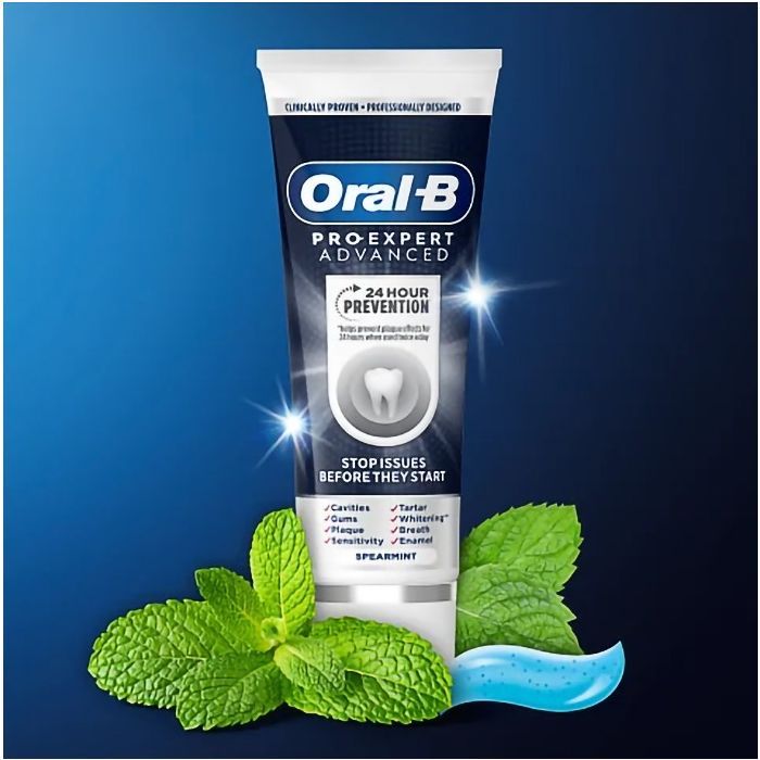 Зубна паста Oral-B Pro-Expert Додаткове відбілювання 75 мл (8700216106702) зображення 4
