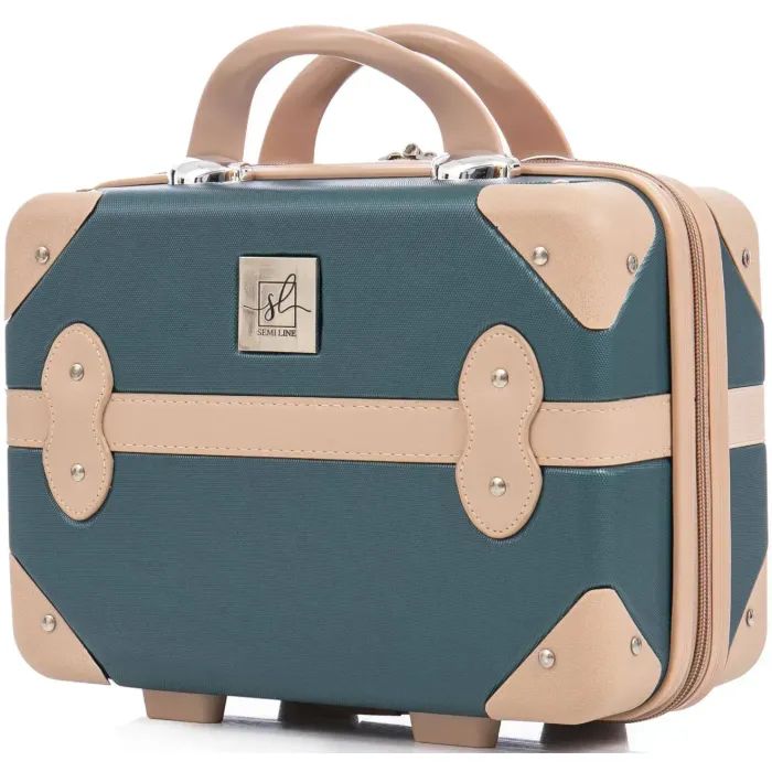 Косметичка Semi Line Бьюті-кейс 10L Green-Navy (DAS303348) > ціни в Києві та Україні Косметичка Semi Line Бьюті-кейс 10L Green-Navy (DAS303348)