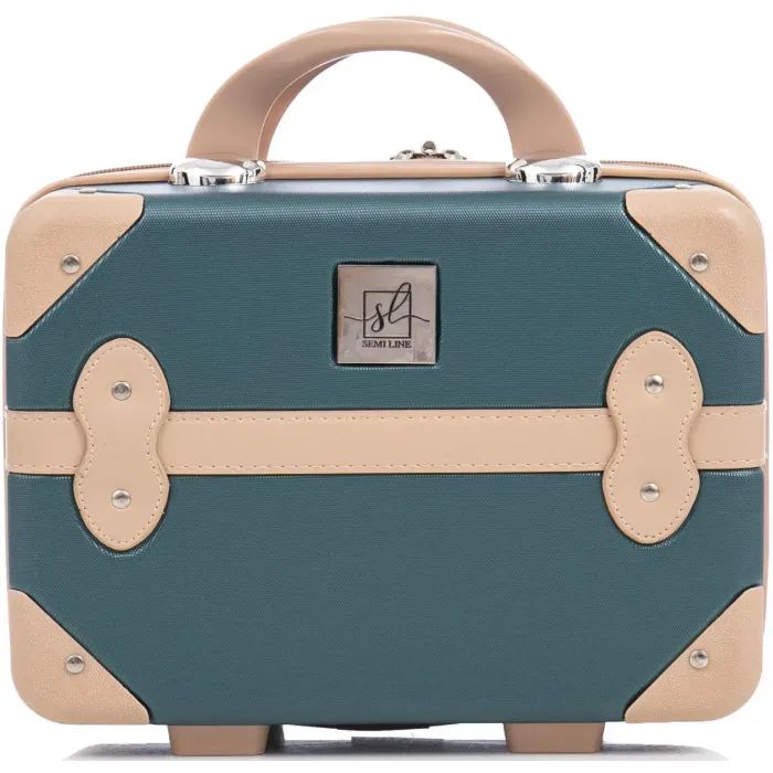 Косметичка Semi Line Бьюті-кейс 10L Green-Navy (DAS303348) зображення 2 Косметичка Semi Line Бьюті-кейс 10L Green-Navy (DAS303348) зображення 2