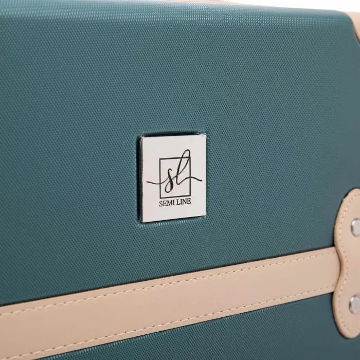 Косметичка Semi Line Бьюті-кейс 10L Green-Navy (DAS303348) зображення 6 Косметичка Semi Line Бьюті-кейс 10L Green-Navy (DAS303348) зображення 6