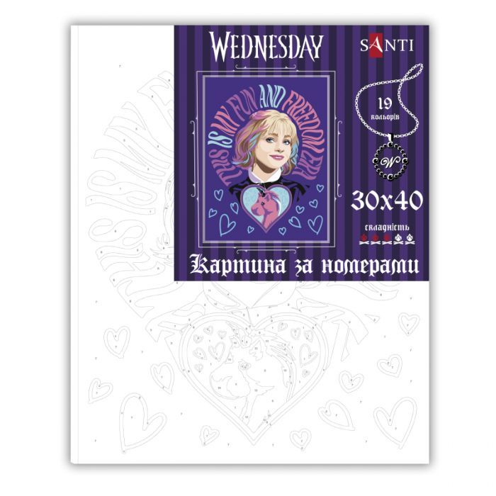 Картина по номерам Santi Wednesday Fun and freedom era 30x40см (955051) изображение 2