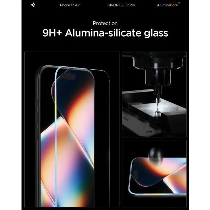 Стекло защитное Spigen Glas.tR EZ Fit Pro HD iPhone 17 Air (AGL09870) изображение 3