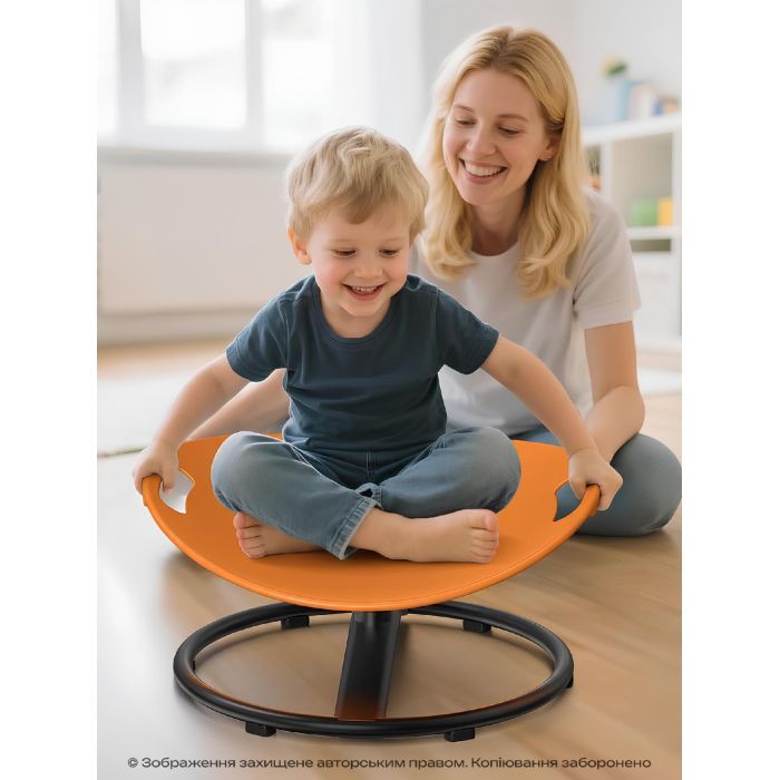 Качели детские DKWAY CK-7 (тренування рівноваги) помаранчева (548901981) изображение 6