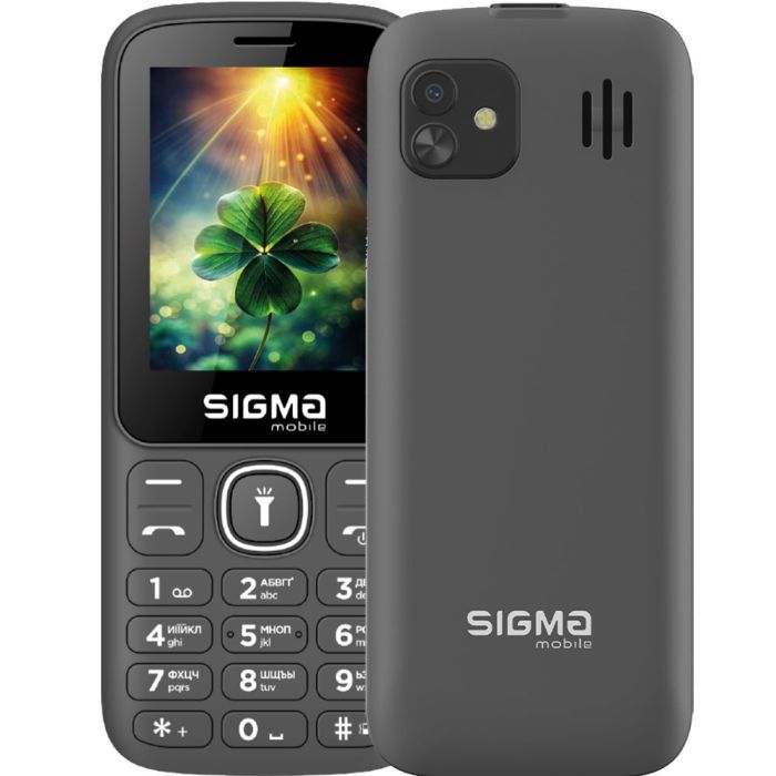 Мобільний телефон Sigma X-style 242 LUCKY Grey (4827798792926)