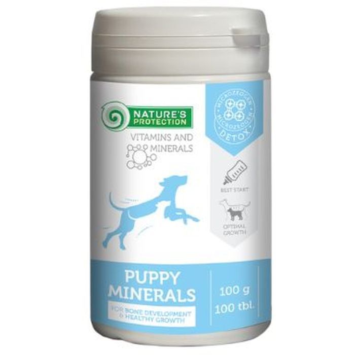 Пробиотическая добавка для животных Nature's Protection Puppy Minerals для собак 100 таблеток (CAN63292)