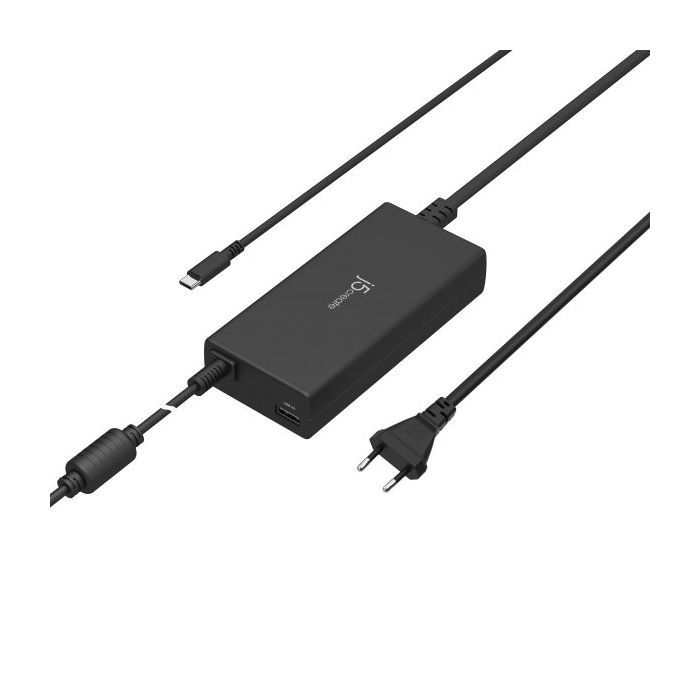 Блок питания к ноутбуку J5create USB-C/PD/90W, USB-A/10W (JUP2290C-EN)