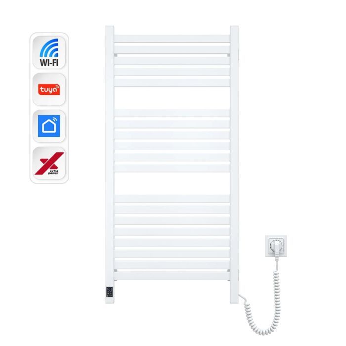 Сушарка для рушників Navin Авангард Х 1000х480 Wi-Fi правобічна біла (12-172055-4810) зображення 2