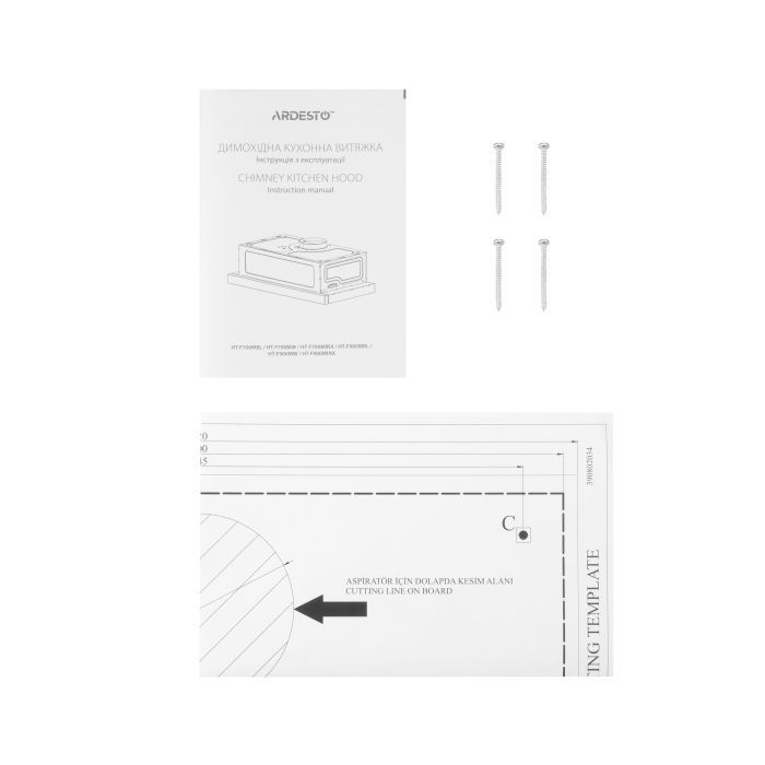 Вытяжка кухонная Ardesto HT-F700MINX изображение 10