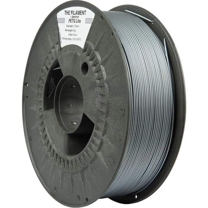 Пластик для 3D-принтера The Filament PETG Lite 1.75mm SILVER 1kg (TF-24241)