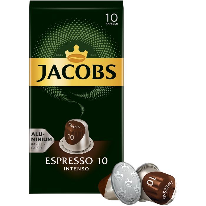 Кава Jacobs Espresso 10 Intenso в капсулах сумісні з Nespresso 10 шт (8711000371183) зображення 10