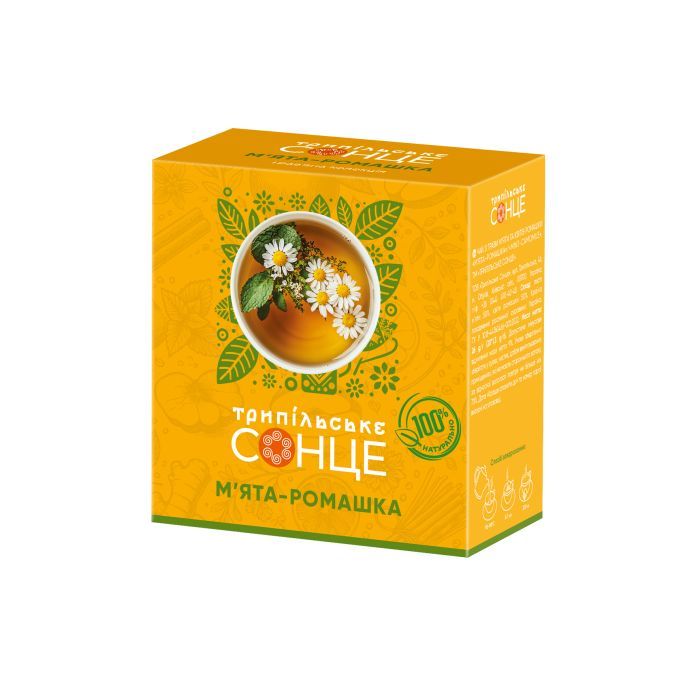 Чай Трипільське Сонце М'ята-Ромашка 20х1.3 г (trs.04436)