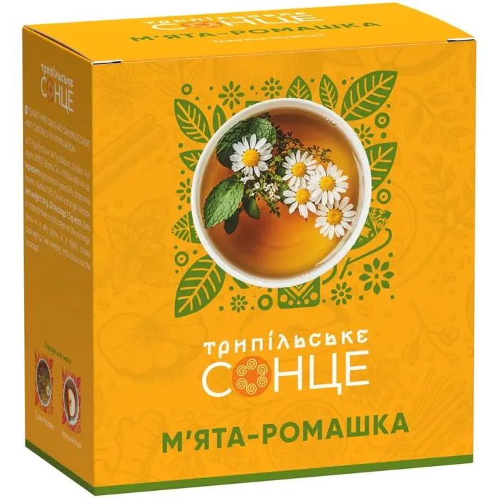 Чай Трипільське Сонце М'ята-Ромашка 20х1.3 г (trs.04436) зображення 2