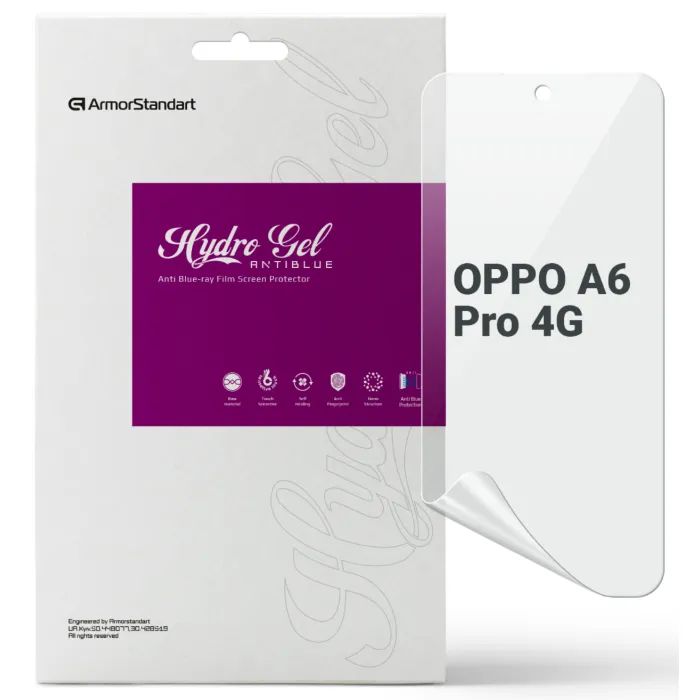 Плівка захисна Armorstandart hydrogel Anti-Blue OPPO A6 Pro 4G (ARM89182)