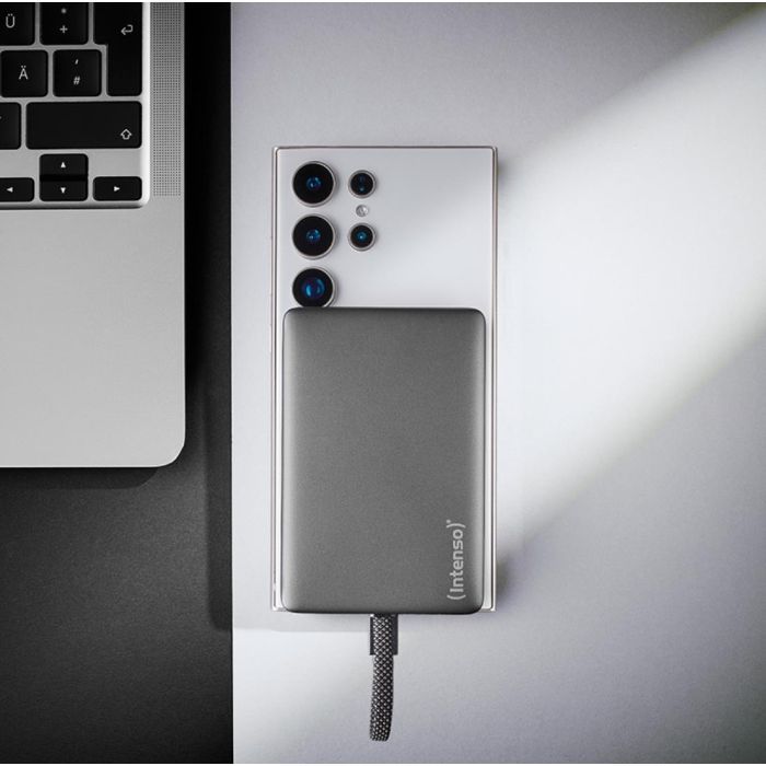 Батарея універсальна Intenso MC10000 10000mAh PD/20W MAG Grey (7340034) зображення 2