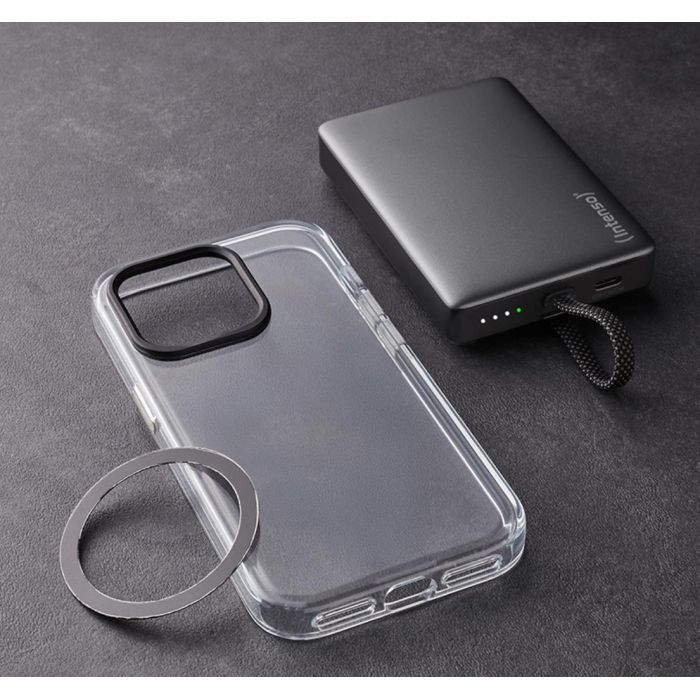 Батарея універсальна Intenso MC10000 10000mAh PD/20W MAG Grey (7340034) зображення 3