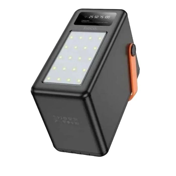 Батарея универсальная HOCO 120000mAh Prometheus 22.5W Fast Chardge, 2*LED lamp, Black (DB120 / 714723) изображение 2