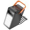 Батарея универсальная HOCO 120000mAh Prometheus 22.5W Fast Chardge, 2*LED lamp, Black (DB120 / 714723)