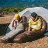 Спальный мешок Naturehike з натуральним пухом Snowbird CNK2550WS014, L, коричневий 400 г (6927595784464) изображение 6