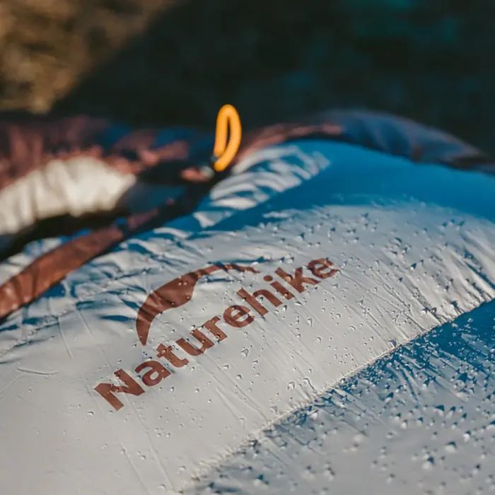 Спальный мешок Naturehike з натуральним пухом Snowbird CNK2550WS014, L, коричневий 400 г (6927595784464) изображение 7