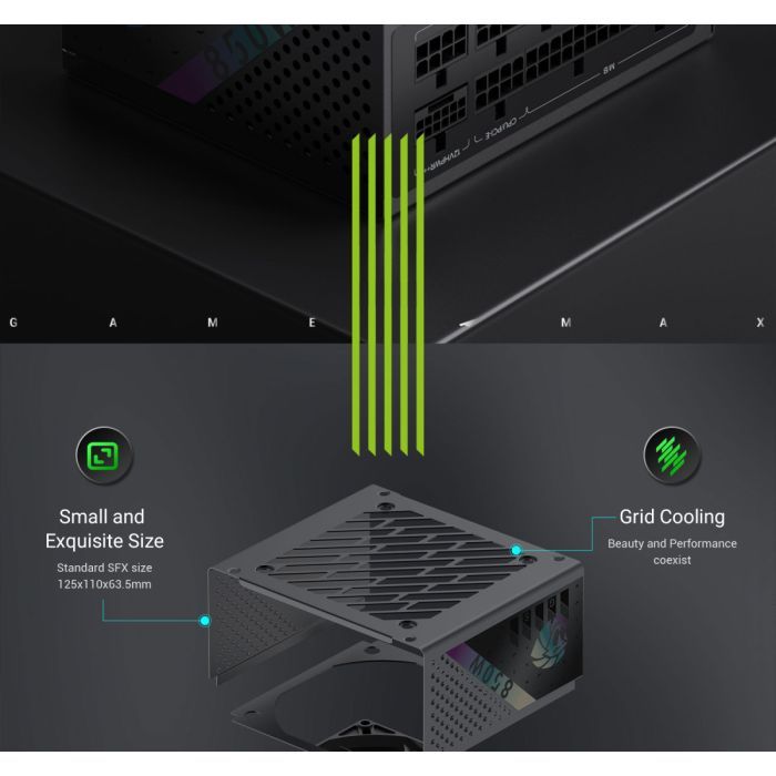 Блок питания Gamemax 850W (GS 850G V25) изображение 12