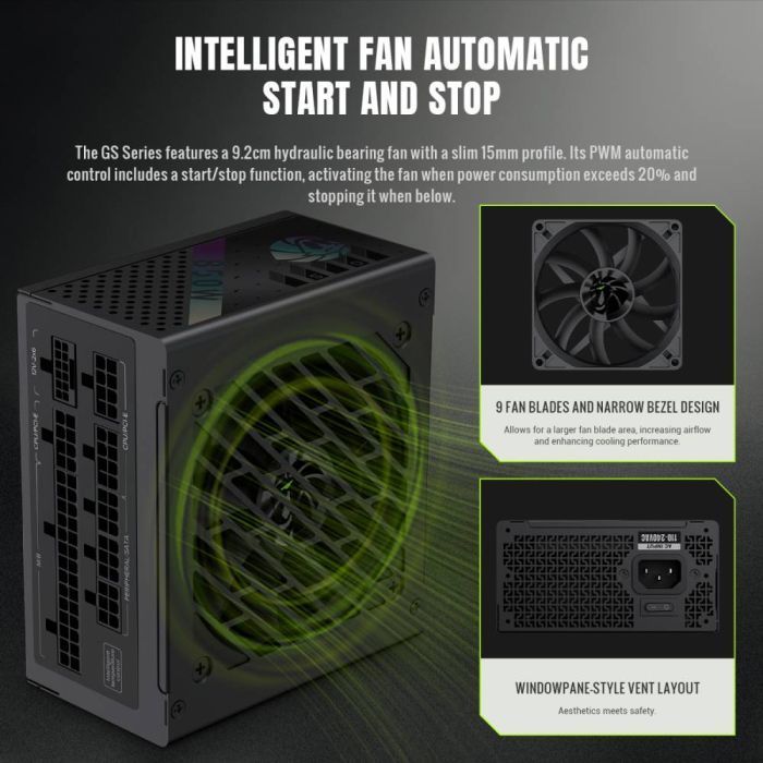 Блок питания Gamemax 850W (GS 850G V25) изображение 4