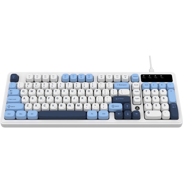 Клавиатура Ajazz AF98 USB UA White/Blue (AF98-GB) изображение 4