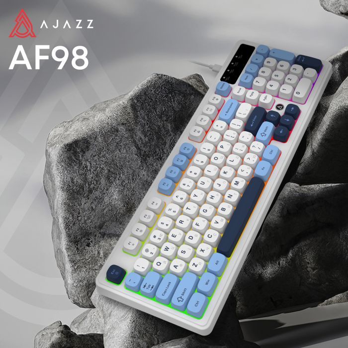 Клавиатура Ajazz AF98 USB UA White/Blue (AF98-GB) изображение 6