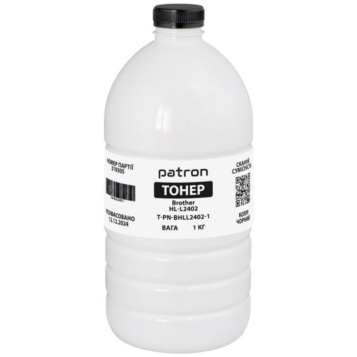 Тонер Brother HL-L2402 флакон, 1 кг Patron (PN-BHLL2402-1)