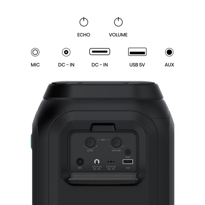 Акустична система Hisense Party Rocket 160 Black (20013565) зображення 5