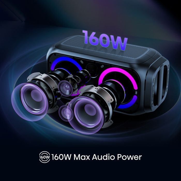 Акустична система Hisense Party Rocket 160 Black (20013565) зображення 6