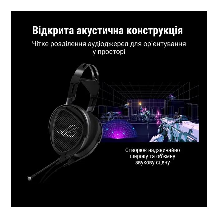 Навушники ASUS ROG Kithara Black (90YH0470-BHUA00) зображення 7