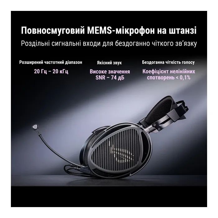 Навушники ASUS ROG Kithara Black (90YH0470-BHUA00) зображення 8