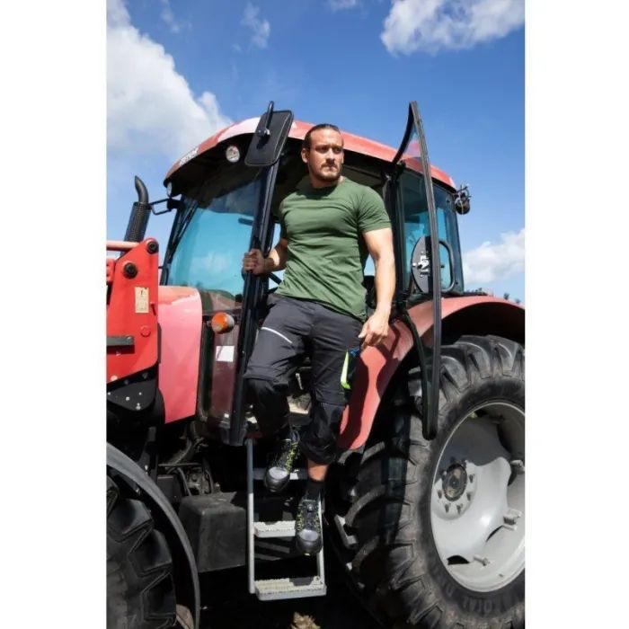 Футболка робоча Hoegert VILS HT5K426-XL 100% бавовна темно-зелена, XL (54) (HT5K426-XL) зображення 2