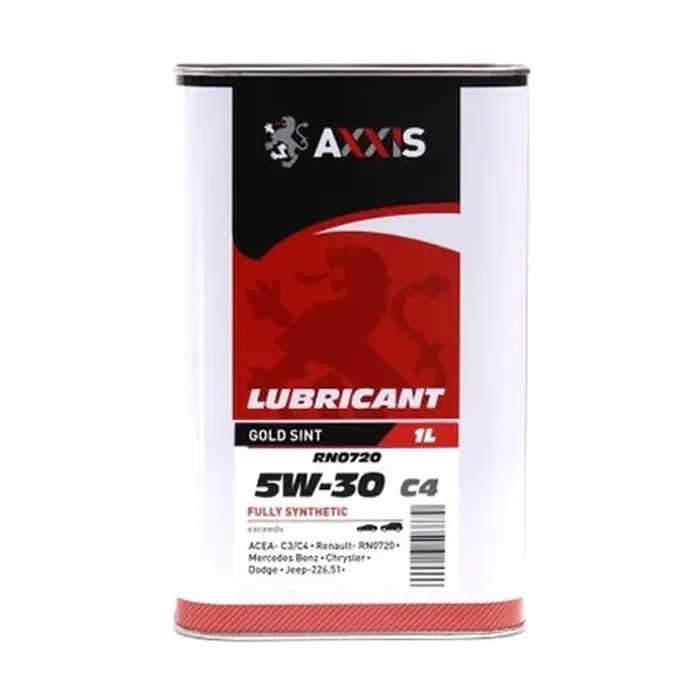 Моторное масло AXXIS 5W-30 С4 RN0720 1л (AX-2188)