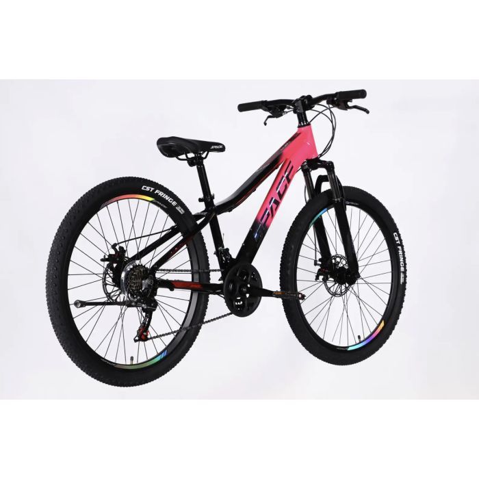 Велосипед Space 26" LYRA DD FR рама-13" AL 2026 сріблясто-зелений (OPS-SP-26-099) зображення 6