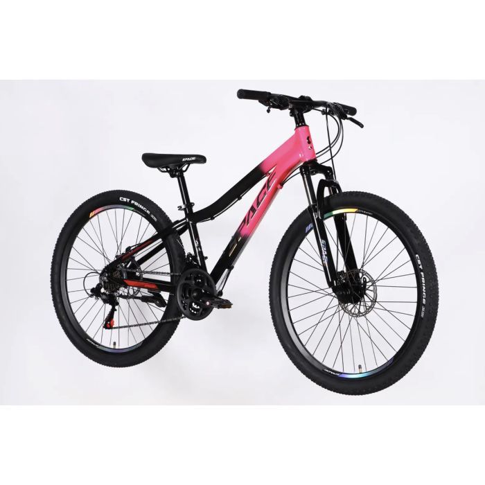 Велосипед Space 26" LYRA DD FR рама-13" AL 2026 сріблясто-зелений (OPS-SP-26-099) зображення 7