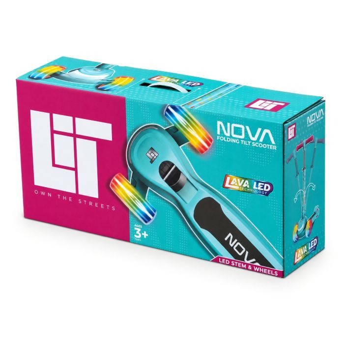 Самокат LiT Nova LAVA LED - Red (LT-7004-RED) зображення 12