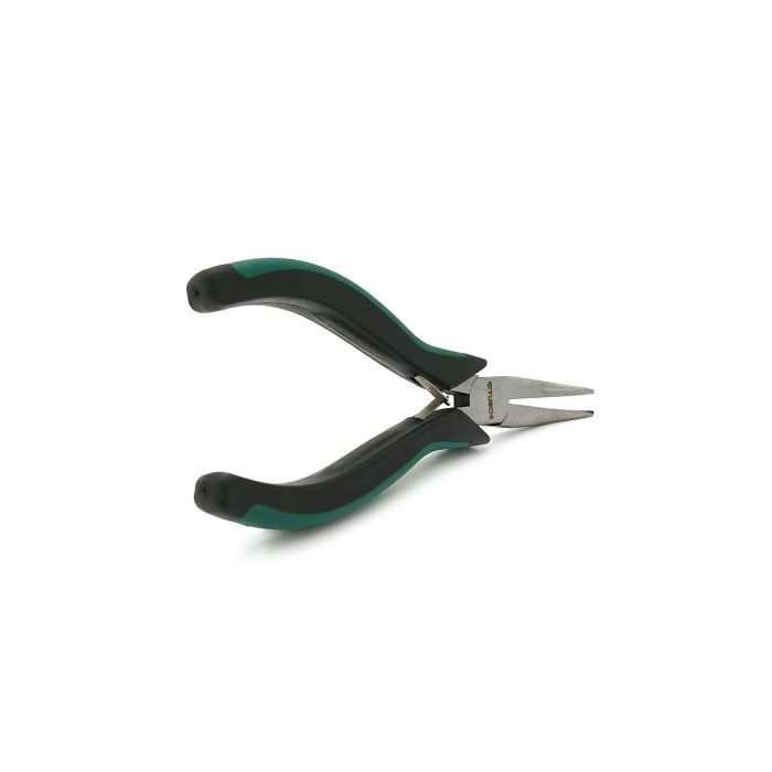 Плоскогубці Voltronic круглогубці вигнуті, чорно-зелені ручки 125х30, Q100 (YT-CD125х30) зображення 3