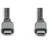 Дата кабель USB-C to USB-C 1.0m USB 4.0 black Digitus (DB-300443-010-S) изображение 2