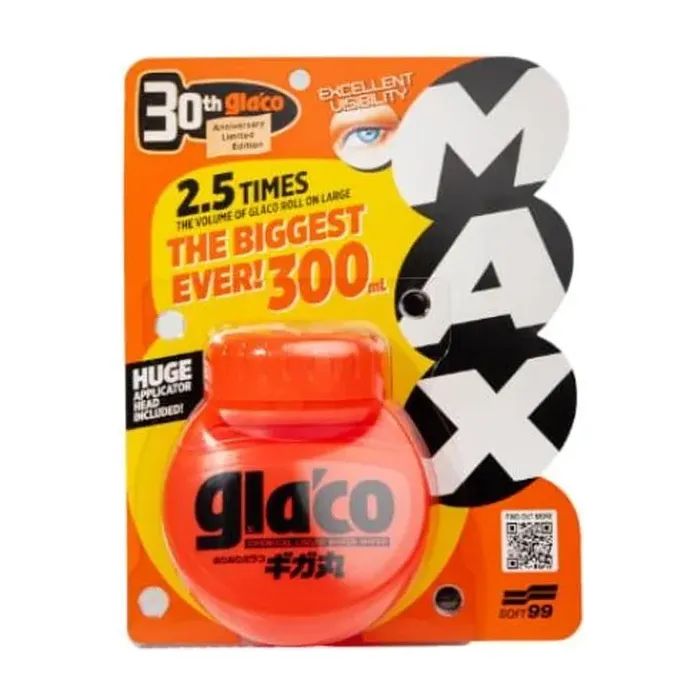 Автомобильный очиститель SOFT99 GLACO Roll On Max Anniversary Edition 300мл (64612)