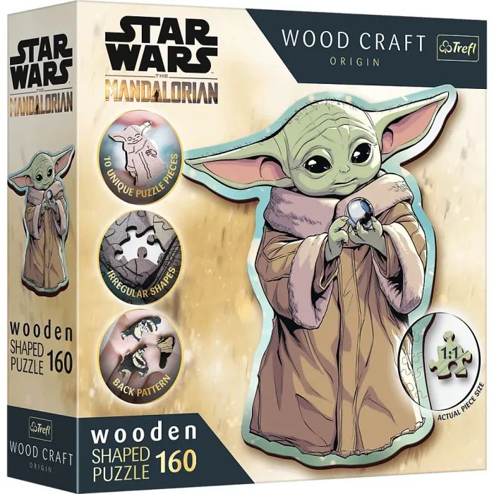 Пазл Trefl Wooden Star Wars Грог, 160 елементів (5900511201857)
