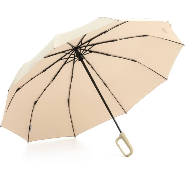 Зонт Krago складна CARBINE 10-спицева повний автомат бежева (umb-14-003)